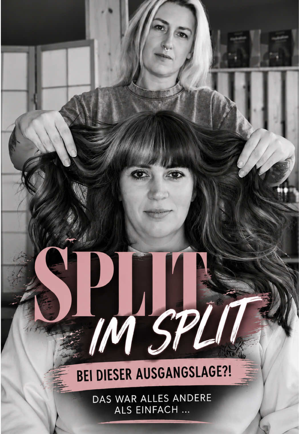 SPLIT IM SPLIT ✂️✨ Und hier ist endlich das Ergebnis! 😍 Die Ausgangslage hatte es wirklich in sich: Strähnen, dunkel gefärbte Bereiche und Naturton – da mal eben alles gleichmäßig hell zu bekommen, war definitiv nicht drin. Aber genau deshalb muss ein Ergebnis nicht weniger cool sein. 🔥 Wir haben mit dem gearbeitet, was die Haare hergegeben haben, einen richtig schönen Split geschaffen und sogar noch einen Split im Split eingebaut. Nicht so hell wie ursprünglich gedacht – dafür individuell, besonders und ich finde: Es steht ihr einfach richtig gut! Was sagt ihr zum Ergebnis? 👀 #splithair #splitdye #splitimsplit #hairtransformation #vorhernachher           