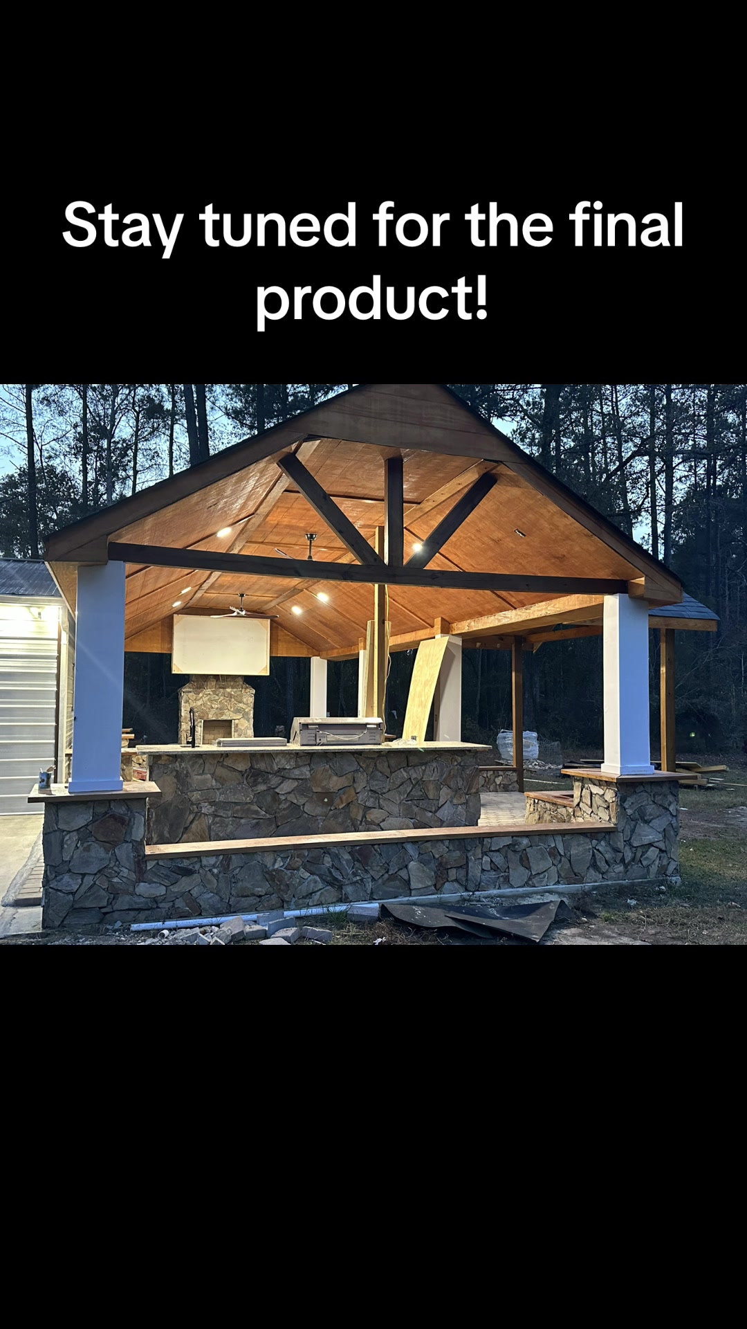PART 1: Sneak peek of our pergola building process! Stay tuned for the final product! #FYP #ForYouPage #CountryVibes #BonfireVibes #Pergola #LowCountry  #Fireplace #Bonfire #OutdoorCooking #CookingVibes #CountryLiving #Life #BigCounty #CountryMade #LiveLife #Part1 #CustomPergola #Outside #Outdoor #OutdoorVibes #OutdoorLiving #BackyardParty #PartyVibes #SneakPeek #Vibes #SiteOne #SiteOneLandScapeSupply #Share 