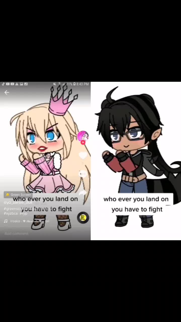 #duet with @y0_barbie_d0ll #greenscreen you dropped this 👑👑👑👑👑👑 #fyp #gachalife