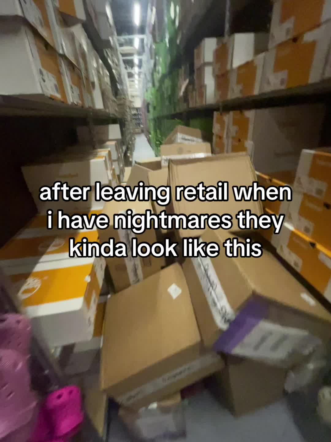 miss it everyday fr so i watch these vids to make myself feel better #retail #shipment #shoes #nightmare 