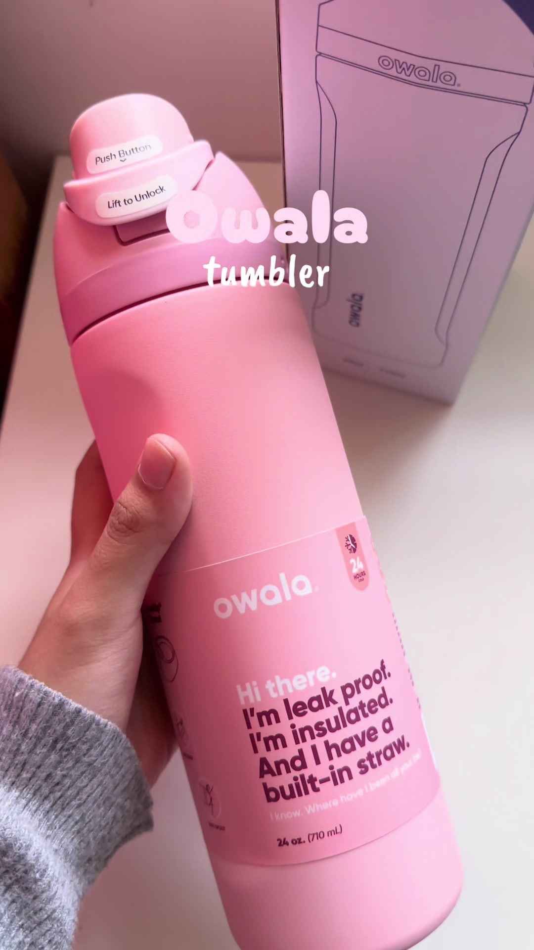 be hydrated with this 24oz owala tumbler🤩 #owalafreesip #owala #xyzbca #affiliate #fyp @owala store 