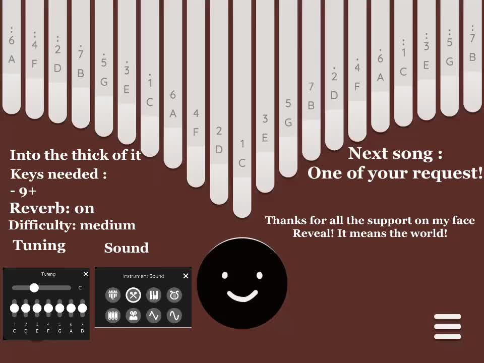 Keylimba song : Into the thick of it || #fyp #foryoupage #keylimba #intothethickofit || thanks for all the support! I love you all! <3